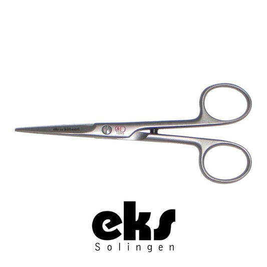 EKS Solingen - Chiroform Handle, 1 Micro Serrated Edge, 5.0" Laser Etched Hairdressing Scissors
