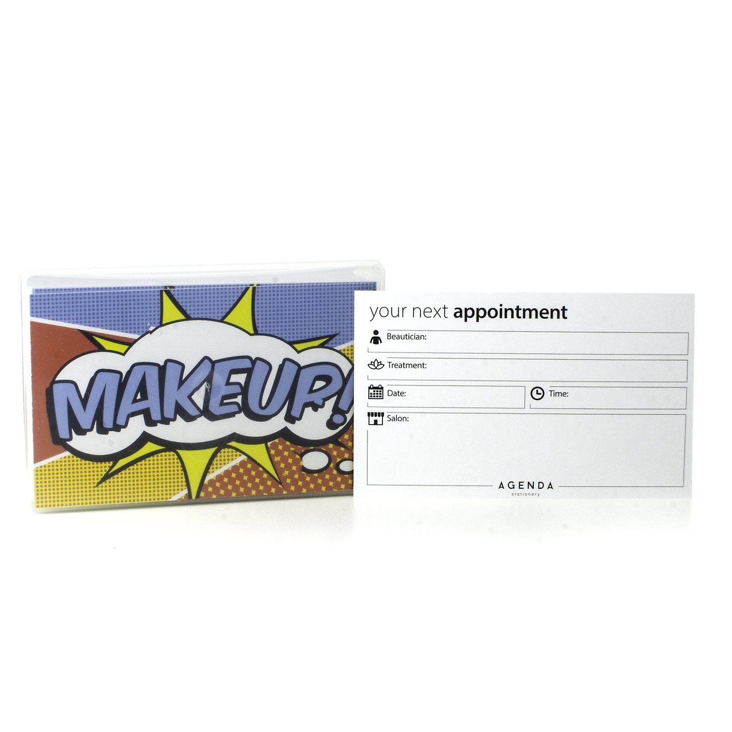 Agenda Makeup! Tech Appointment Cards 100 Pack