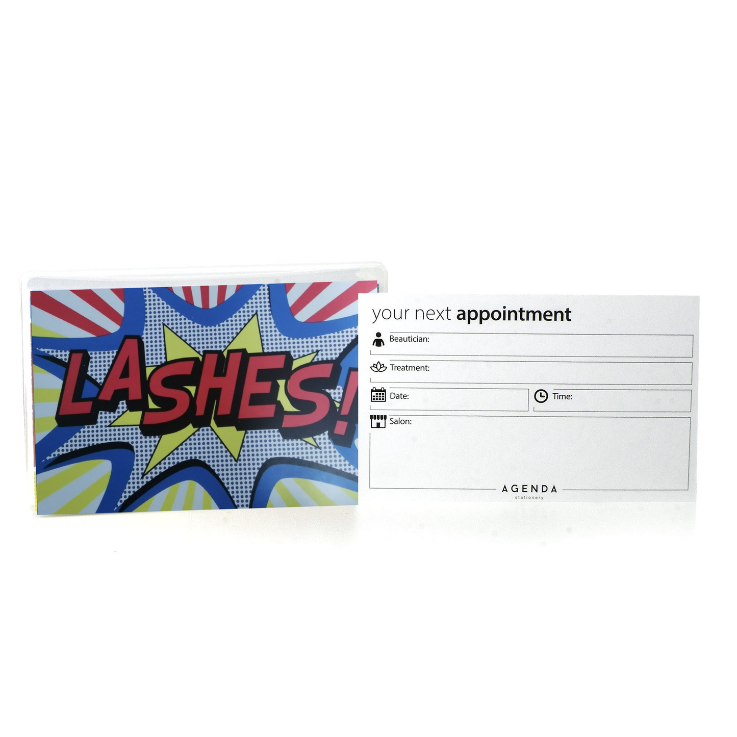 Agenda Lashes! Tech Appointment Cards 100 Pack