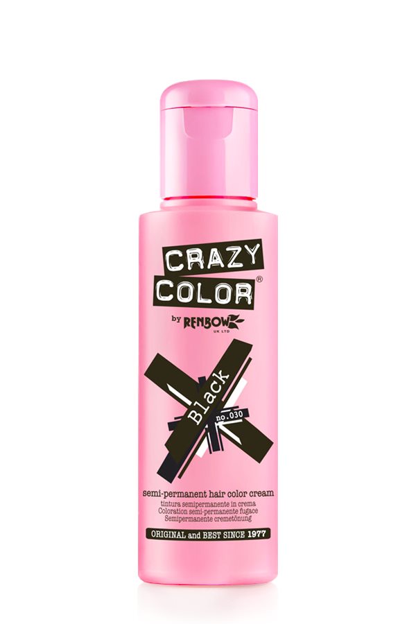 Crazy Colour Black Hair Dye 100ml