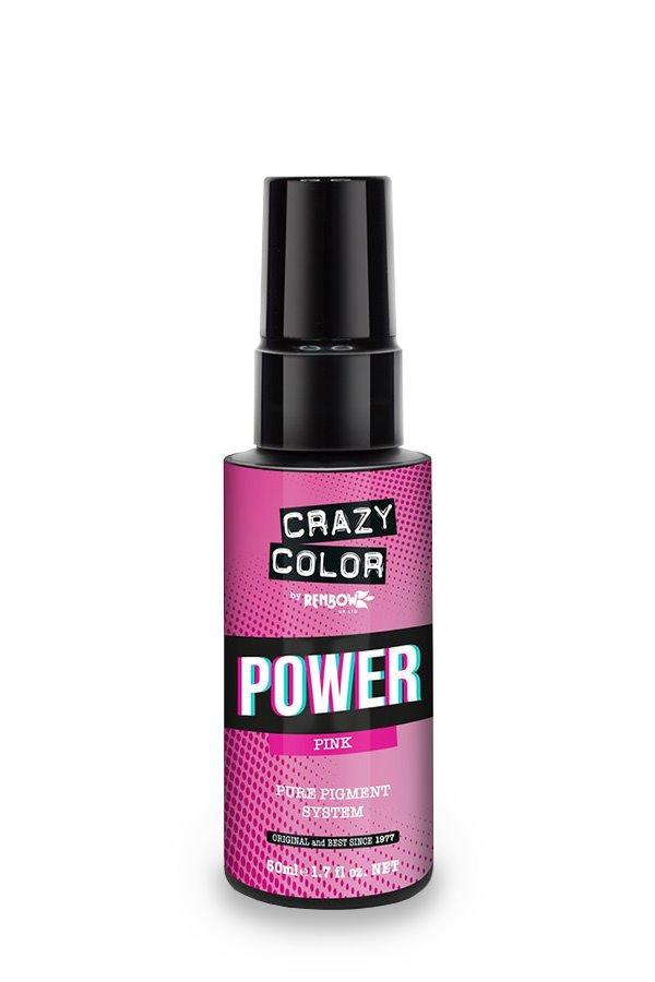 Crazy Color Power Pigment Pink - 50ml (SHOP)