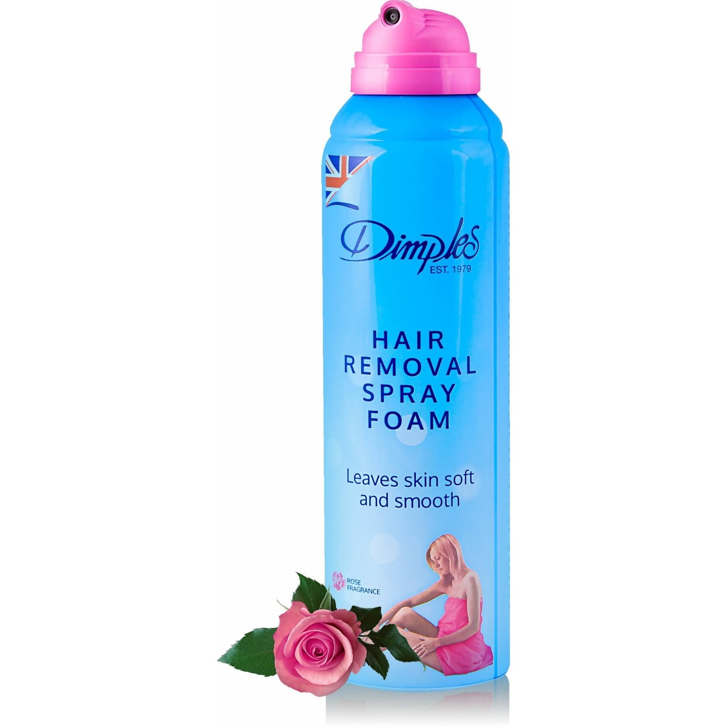 Dimples Hair Removal Spray Foam Rose Fragrance 200ml
