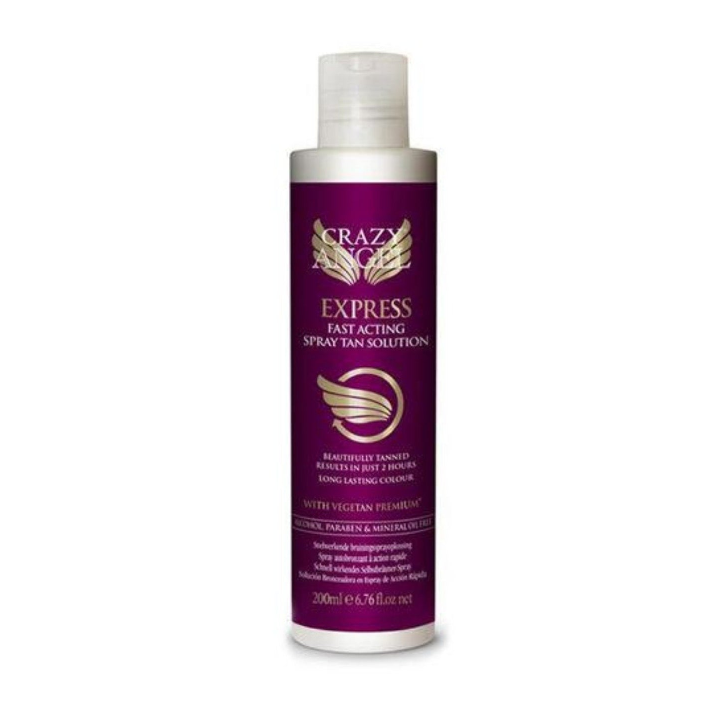Crazy Angel Express Fast Acting Tan Solution 200ml (SHOP)
