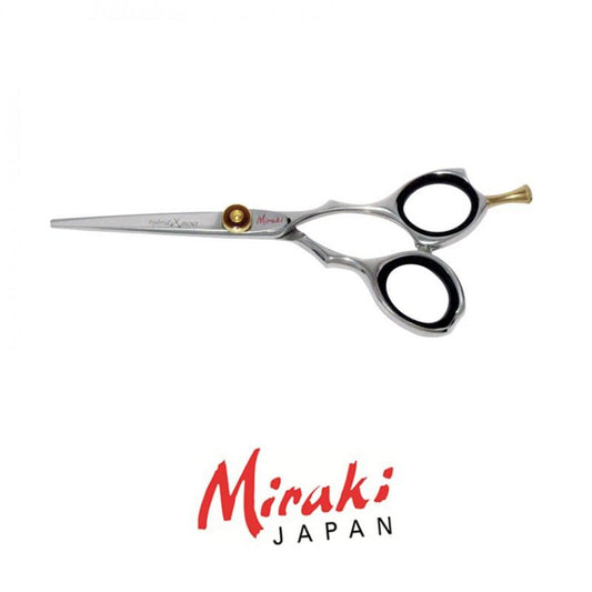 Miraki 5.5" Hybrid X Ergo Handle W/Crystal Wheel Japanese Hairdressing Scissors