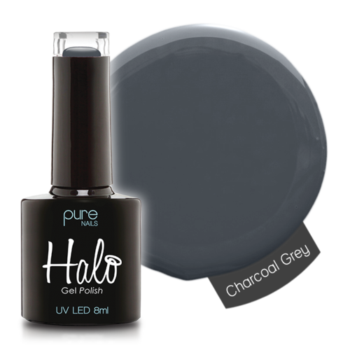 Halo Gel Nail Polish - 8ml Charcoal Grey