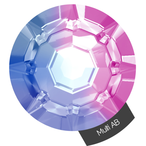 Halo Create Nail Crystals Size 2 - Multi Colour AB