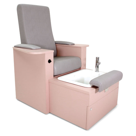 REM Natura Lux Pedicure Pedi-Spa Chair with Basin, Whirlpool & Cover