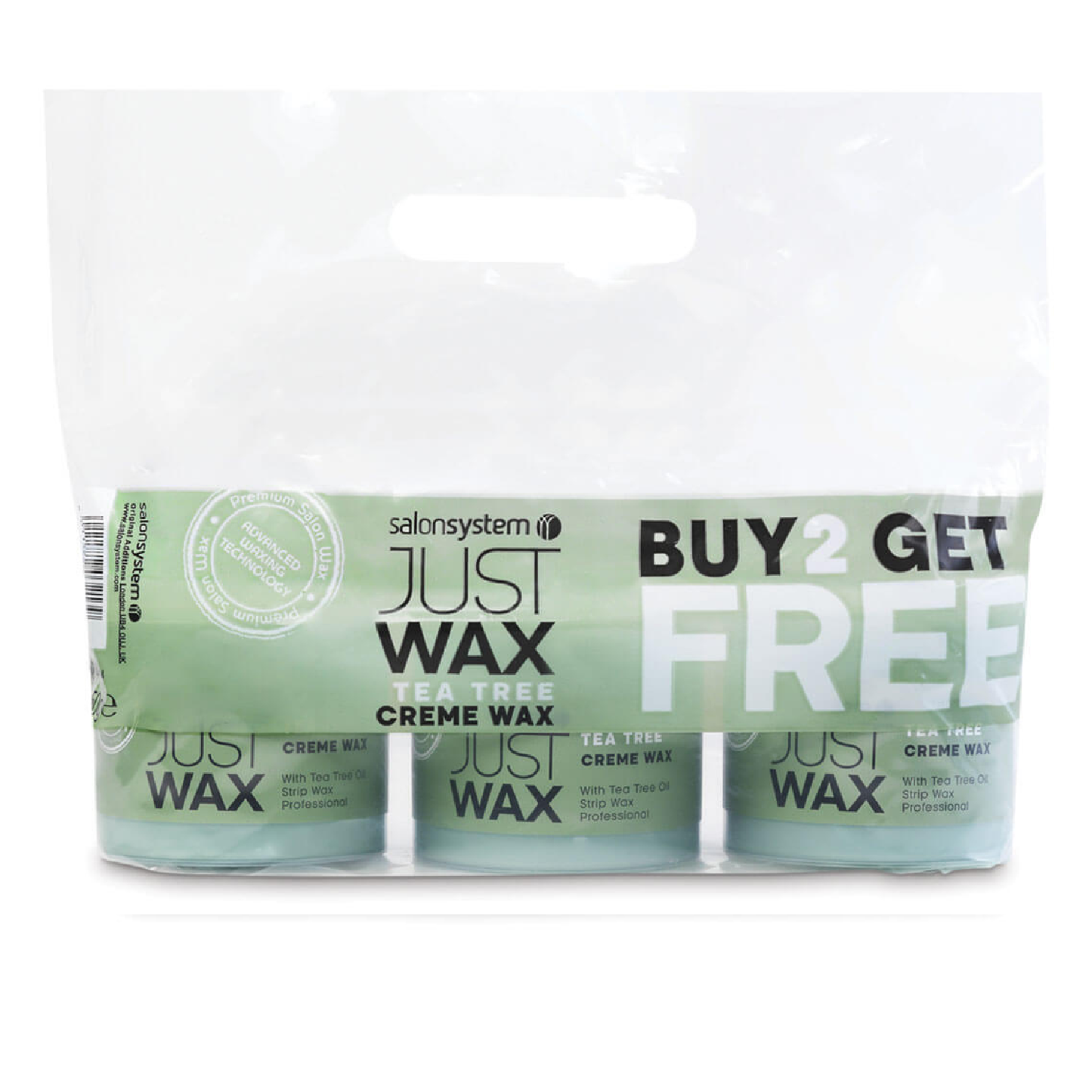 Just Wax Strip Tea Tree Creme Wax 3 for 2 Offer (SHOP)