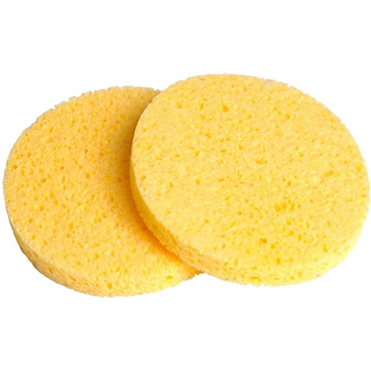 Hive of Beauty Yellow Mask Removing Sponges (2 pack)