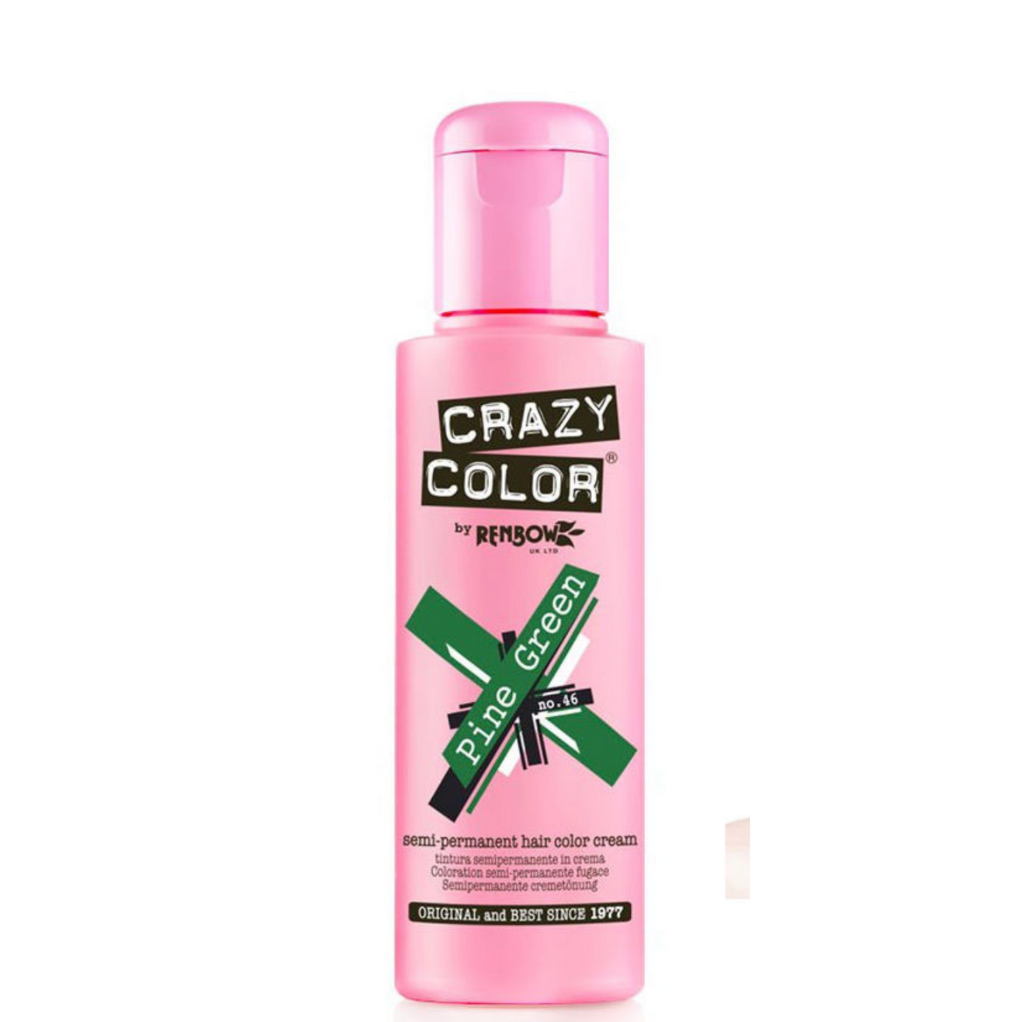 Crazy Colour Pine Green Hair Dye 100ml (SHOP)