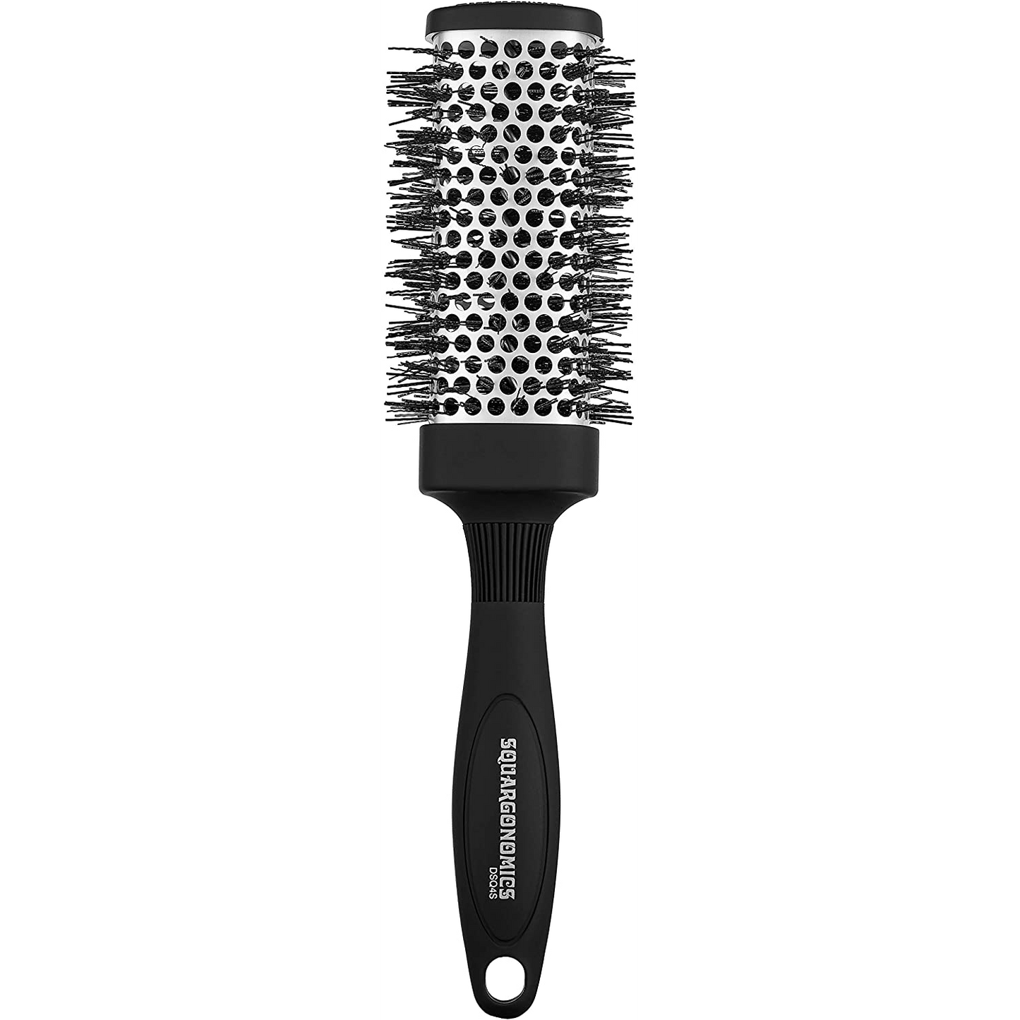 Denman Squargonomics Silver Hairbrush 43mm