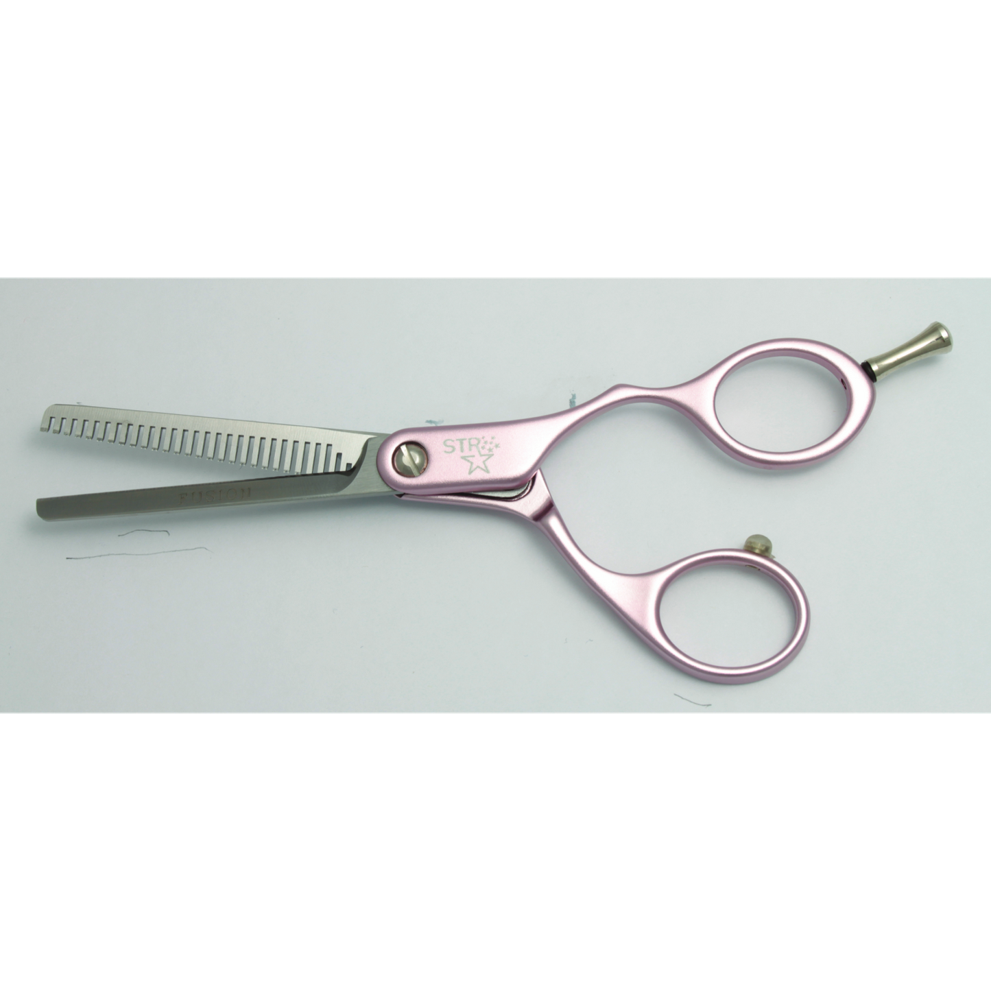 Rand Rocket 5.5" Fusion Leftie Thinning Pink Hairdressing Scissors (SHOP)
