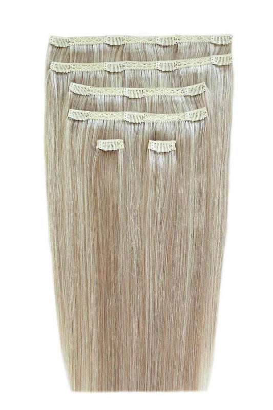 18" Double Hair Set Clip-in Extensions - Bohemian Blonde