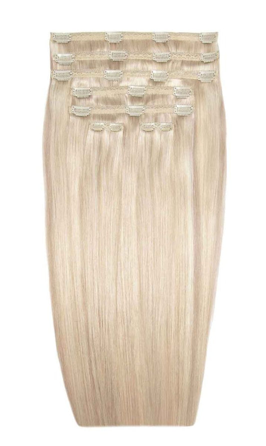 26" Double Hair Set Clip-In Extensions - Bohemian Blonde