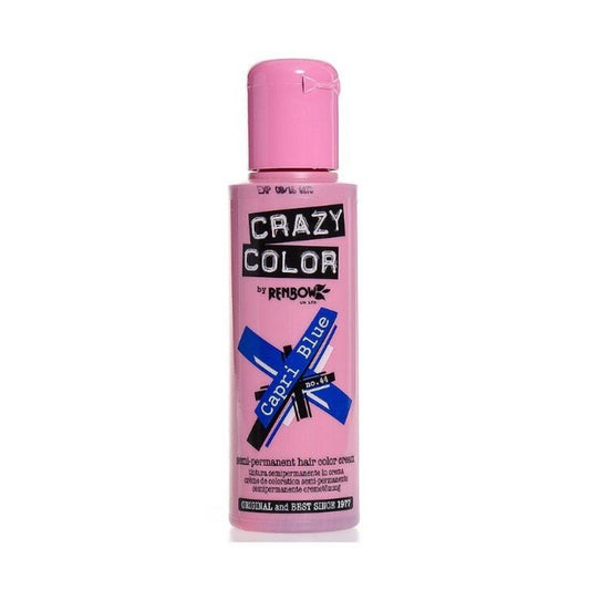 Crazy Colour Capri Blue Hair Dye 100ml