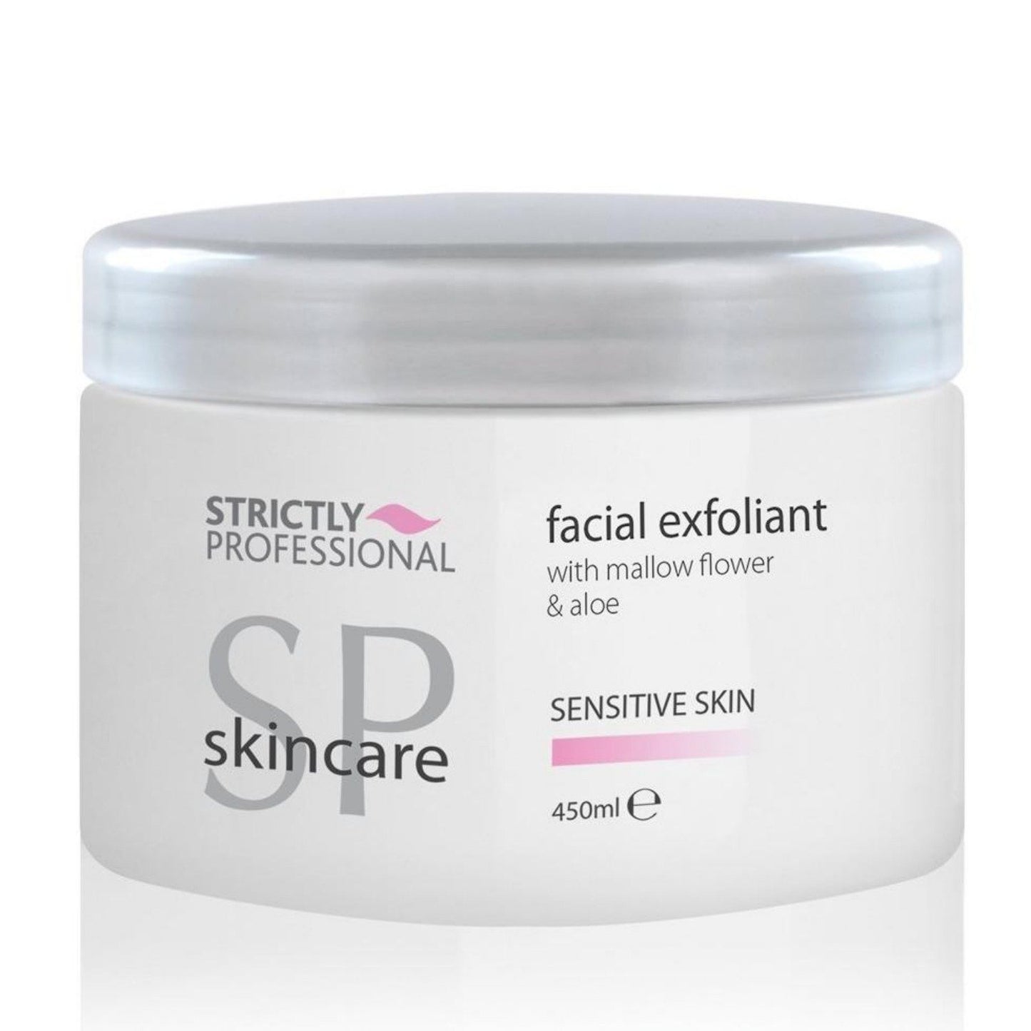 Strictly Professional Sensitive Skin Facial Exfoliant with Mallow Flower & Aloe 450ml (SHOP)