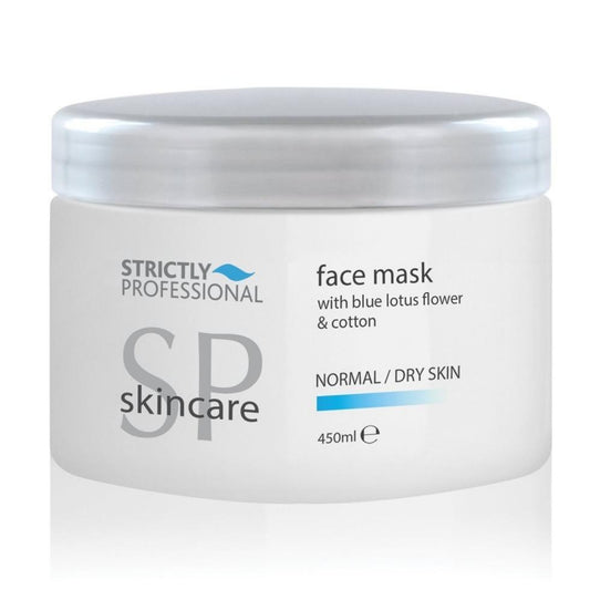 Strictly Professional Facial Mask Normal/Dry With Blue Lotus Flower And Cotton 450ml