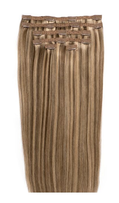 22" Double Hair Set Clip-in Hair Extensions - Honey Blonde