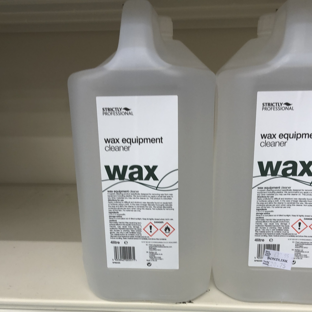 Strictly professional wax equipment cleaner 4L (SHOP)