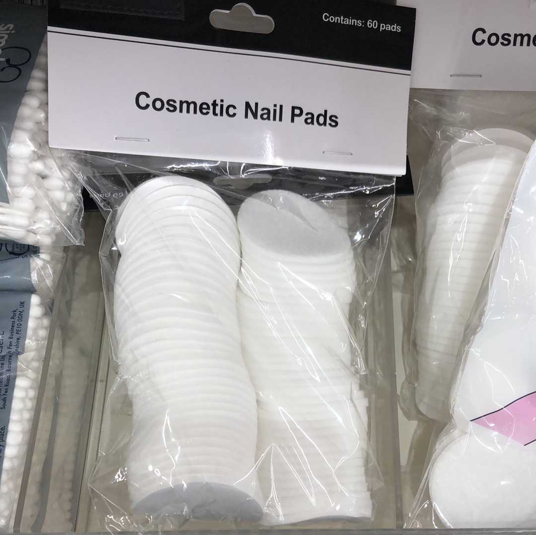Cosmetic nail pads x60 (SHOP)