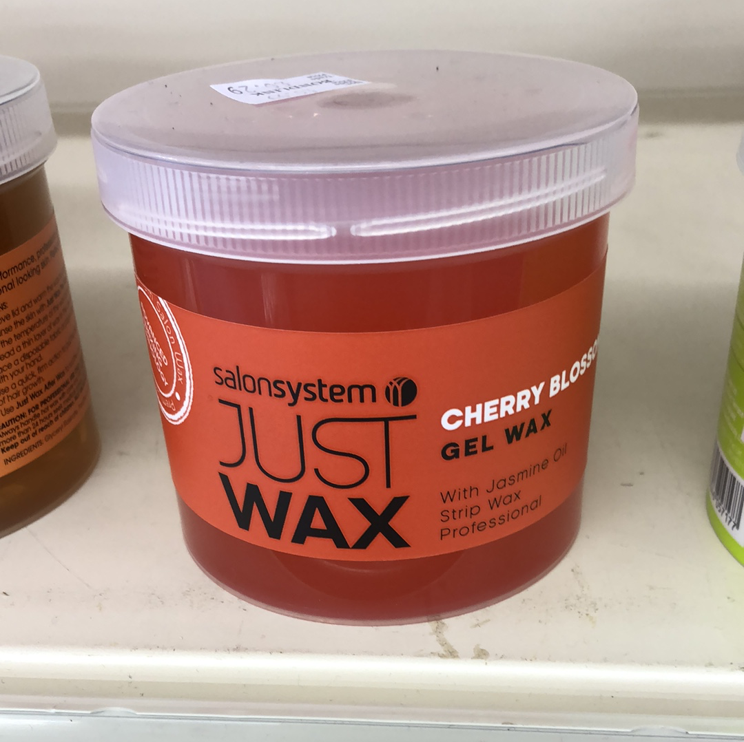 Salon system just wax cherry blossom gel wax 450g (SHOP)