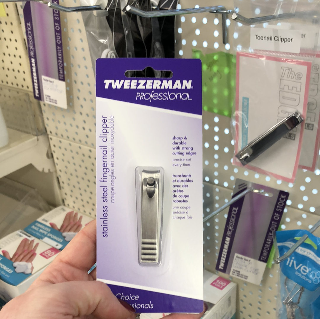 Tweezerman stainless steel fingernail clipper (SHOP)