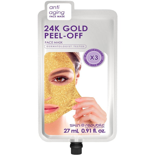 SKIN REPUBLIC 24K Gold Peel-Off Face Sheet Mask 27ml